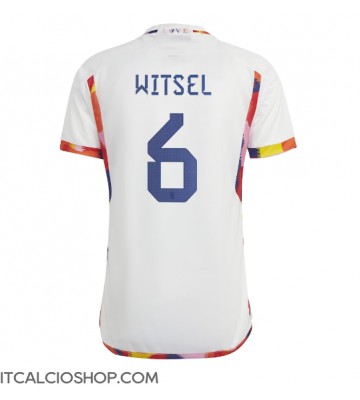 Belgio Axel Witsel #6 Seconda Maglia Mondiali 2022 Manica Corta